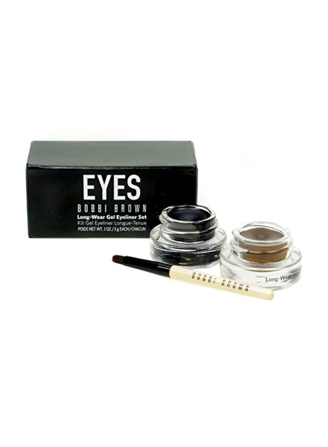 Long Wear Gel Eyeliner Duo Black/Sepia