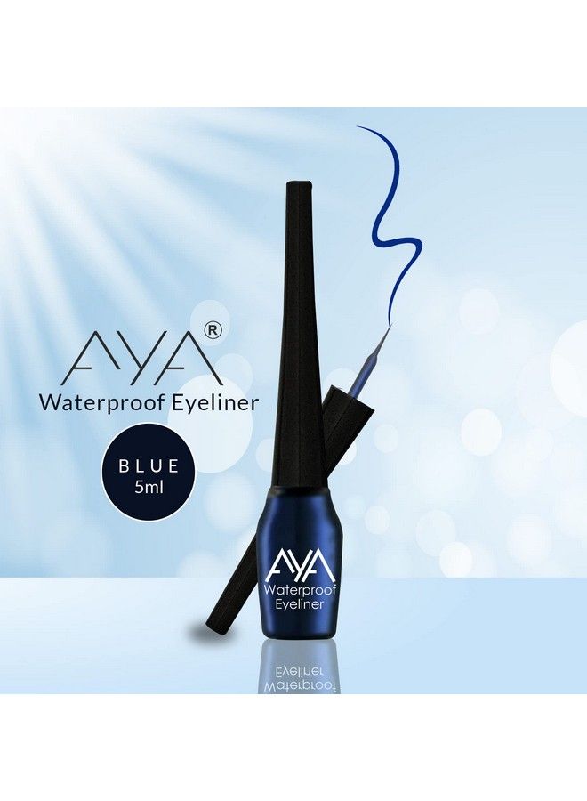 Waterproof & Long Lasting Eyeliner Set Of 4 (Black Brown Blue Green) 20 Ml