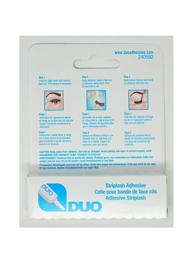 Duo Striplash Adhesive Clear/White