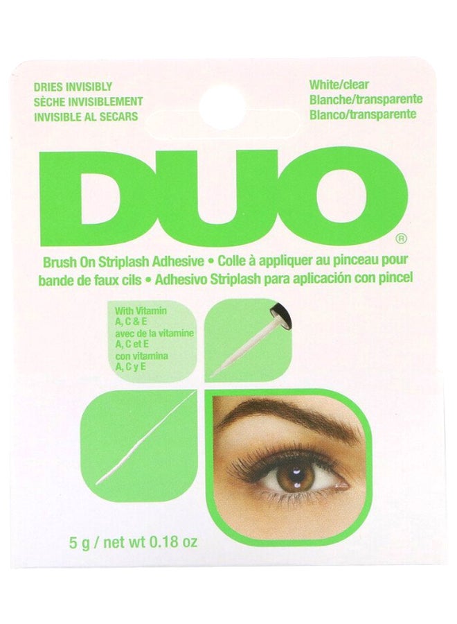 Brush On Striplash Eyelash Adhesive White/Clear