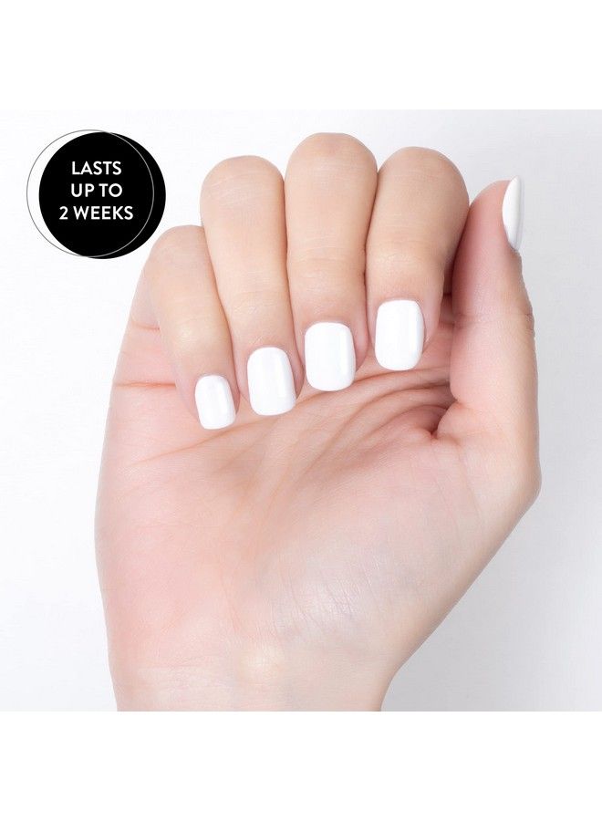 “Enjoy Every Moment” White Nail Gel Polish For Up To 2 Weeks Of Dazzling Color Led Nail Lamp Required Longlasting Finish No Dry Time 0.25 Fl Oz