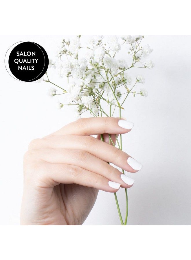 “Enjoy Every Moment” White Nail Gel Polish For Up To 2 Weeks Of Dazzling Color Led Nail Lamp Required Longlasting Finish No Dry Time 0.25 Fl Oz