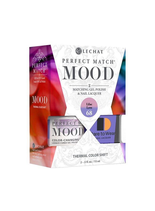 Mood Gel Nail Polish Change Temperature Color 15ml Lilac Love Thermal Color Shift PMMDS68