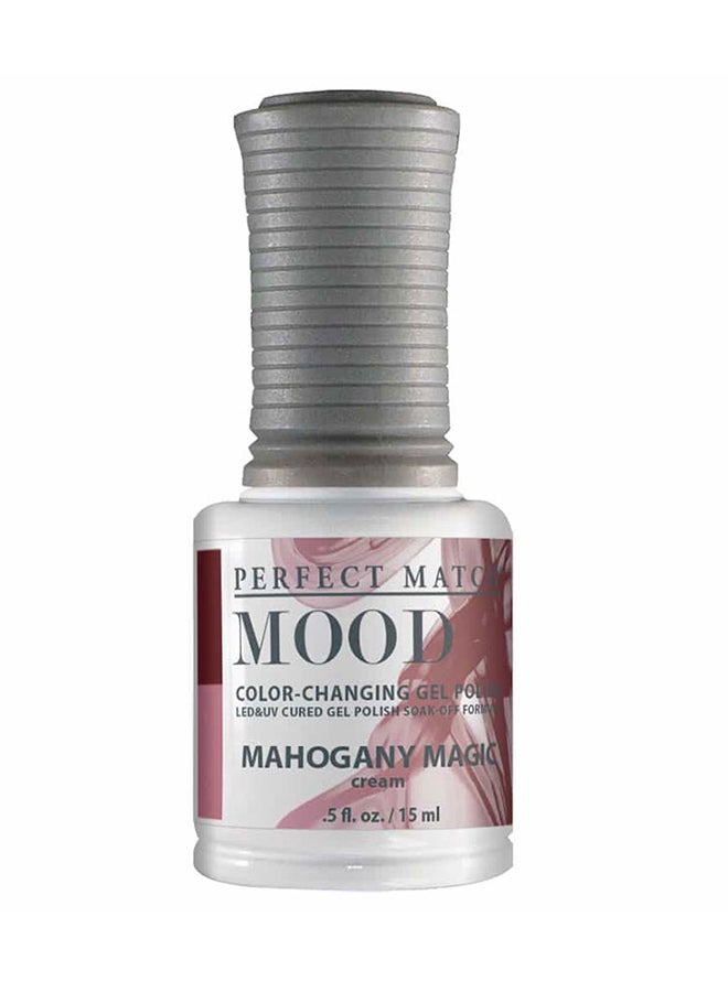 Mood Gel Nail Polish Change Temperature Color 15ml Mahogany Magic Thermal Color Shift PMMDS62