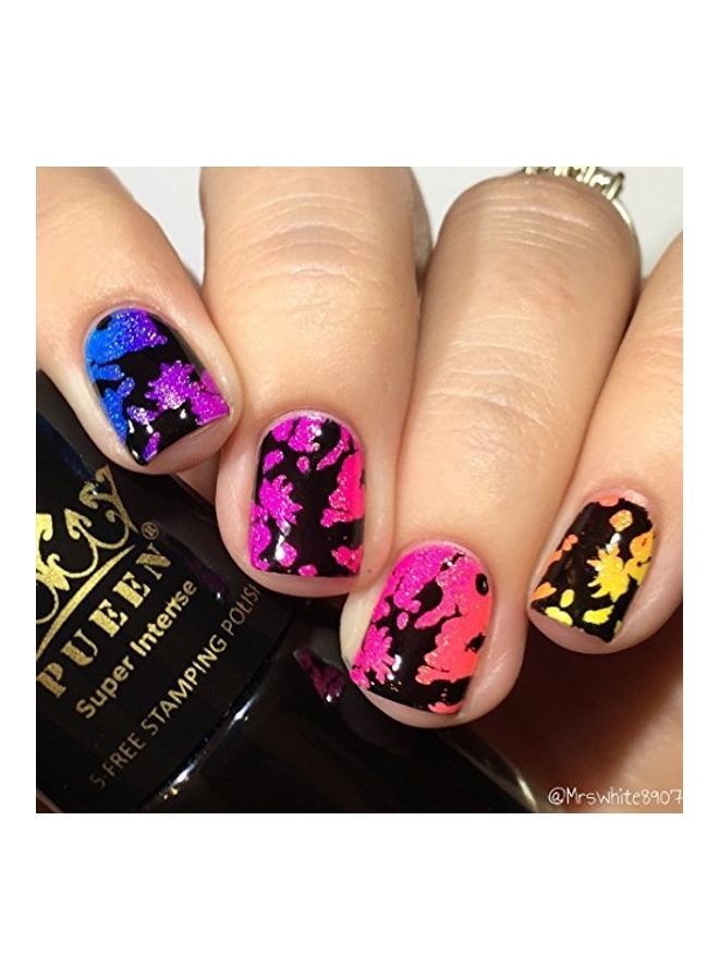 Nail Art Stamping Plate Multicolour