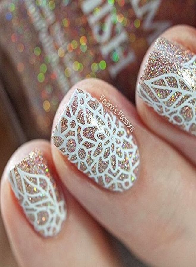 Nail Art Stamping Plate - Fancy Lover 01-125X65Mm Unique Nailart Polish Stamping Manicure Image Plates Accessories Kit-Bh000555