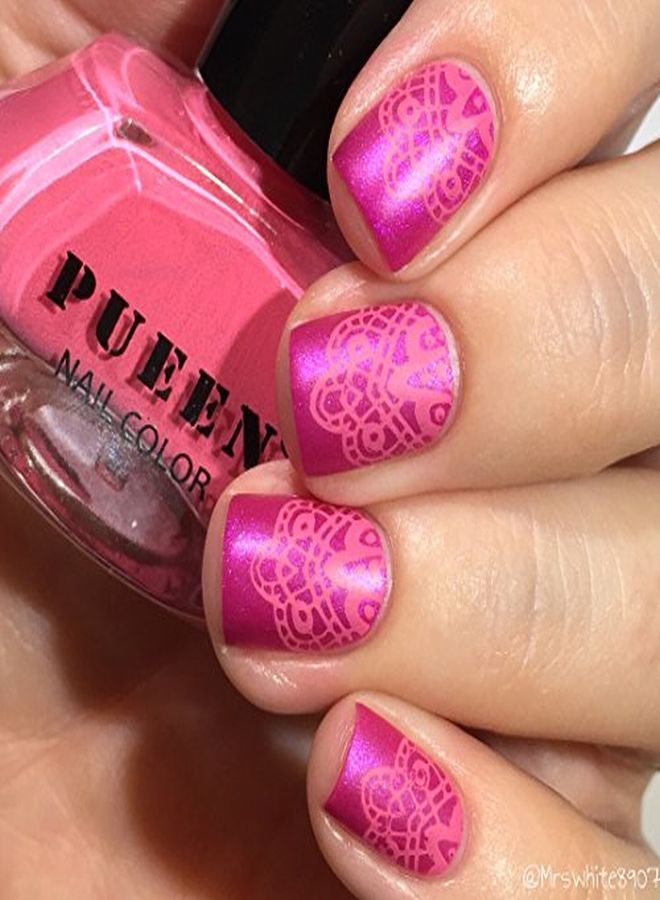 Nail Art Stamping Plate - Fairytale Lover 01-125X65Mm Unique Nailart Polish Stamping Manicure Image Plates Accessories Kit-Bh000557