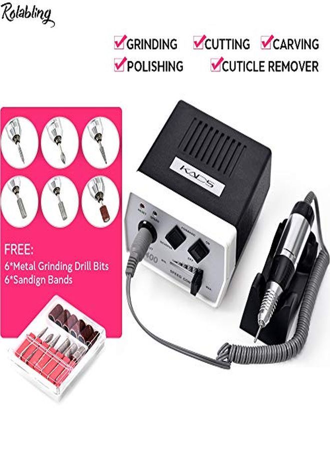 L Machine Professional Electric Nail File Remove Acrylic Gel Nail Polish Cuticle 30000Rpm Manicure/Pedicure Nail Art Equipment By Rolabling