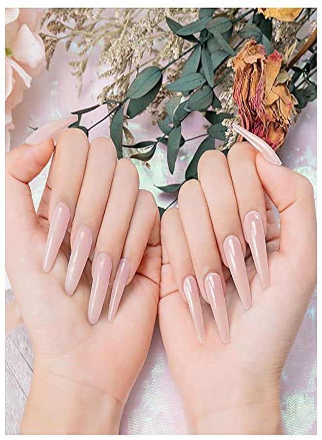 K&Opal Extension Gel Rosalind 2 Pcs 60Ml Opal Poly Nail Gel Kit Soft Pink Nail Builder For Nail Art Decoration Nail Thickening Poly Nail Gel Tube Easy To Diy Use Need Uv Lamp