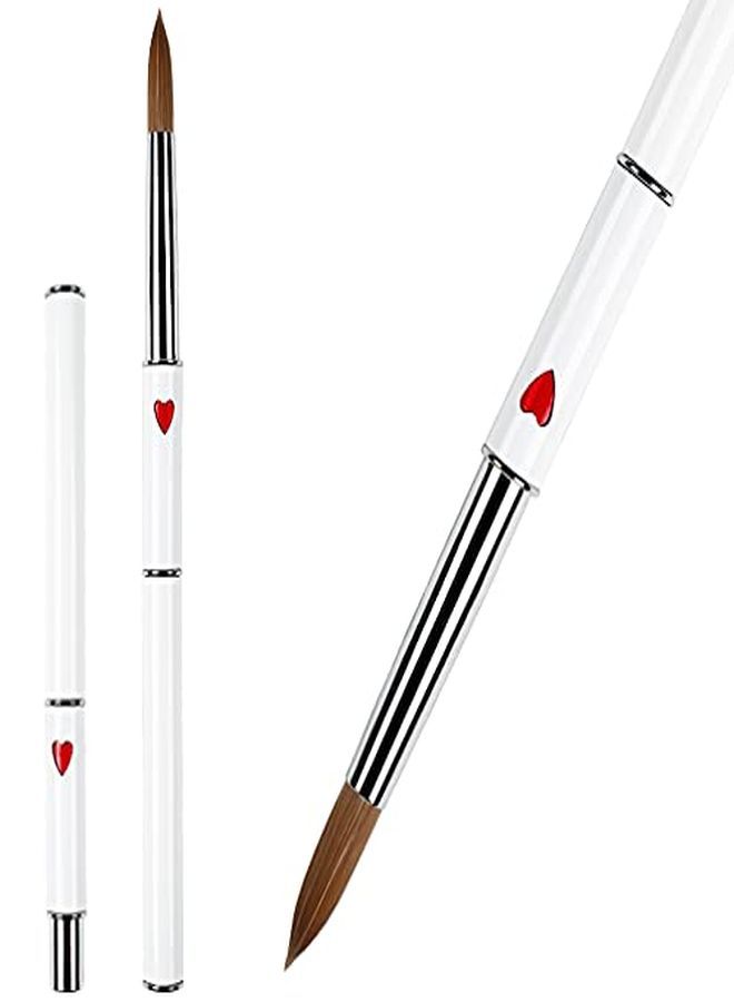100% Kolinsky Acrylic Nail Brush Professional Nail Brushes For Nail Art Nail Brushes For Acrylic Application Size 16
