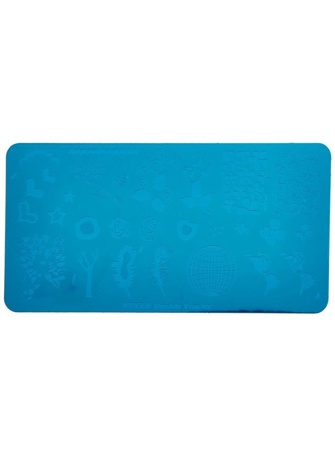 Nail Art Stamping Plate Double Fun 01 Layering Collection 125X65Mm Unique Nailart Polish Stamping Manicure Image Plates Accessories Kit Bh000724
