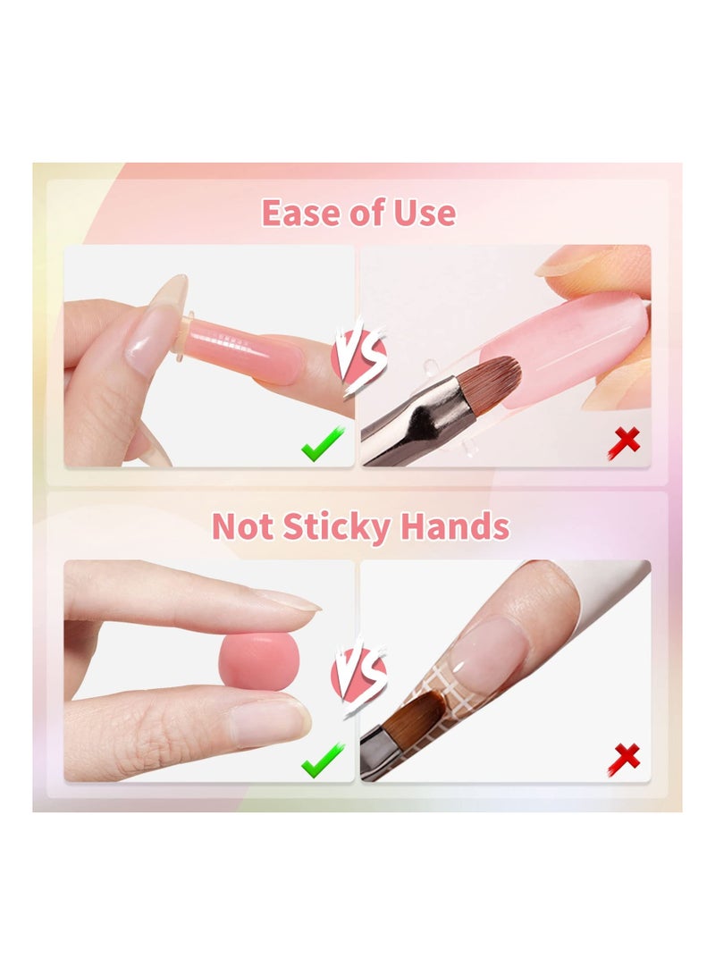 Solid Sculpture Builder Gel for Nails, SYOSI Nail Sculpting Gel, Non-Sticky Hand Upgrade Hard Extension 3d sculpting gel Art Design Salon Art(Nude Color)