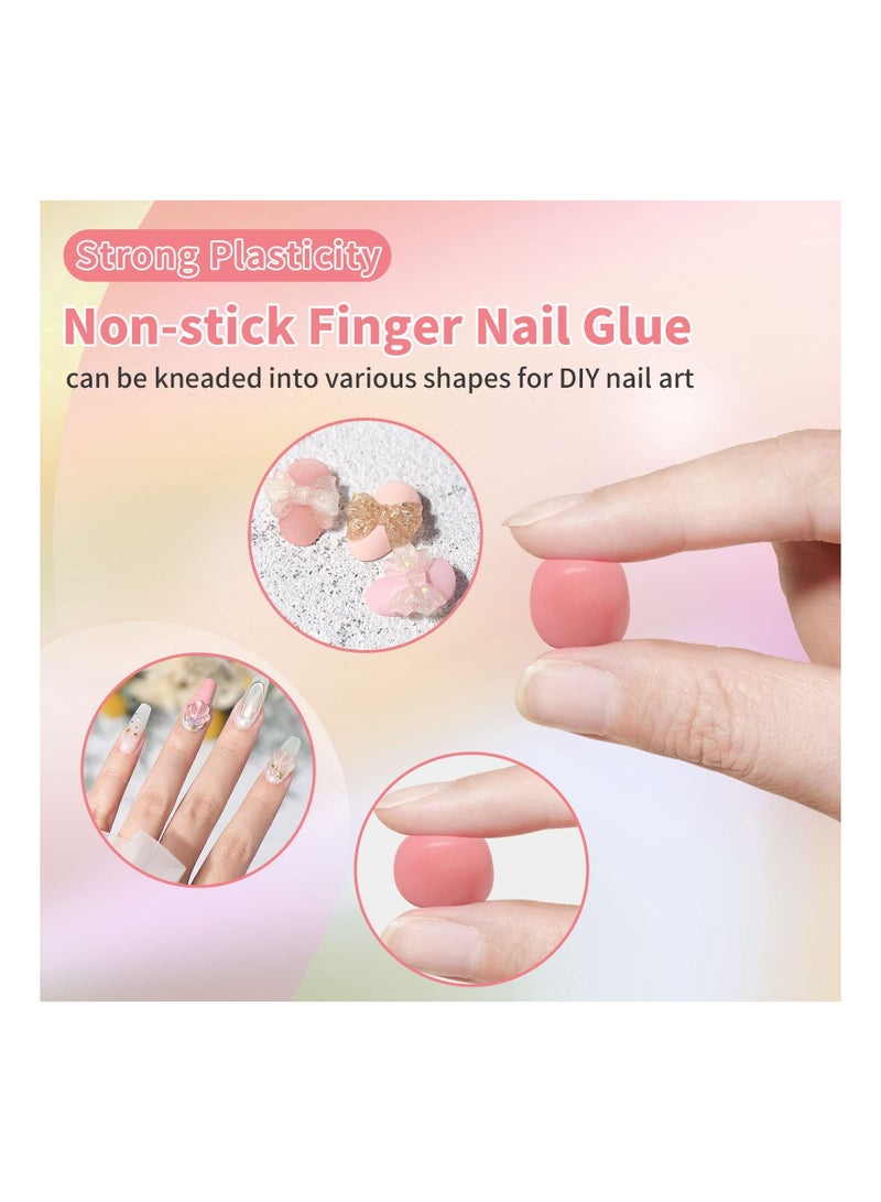 Solid Sculpture Builder Gel for Nails, SYOSI Nail Sculpting Gel, Non-Sticky Hand Upgrade Hard Extension 3d sculpting gel Art Design Salon Art(Nude Color)