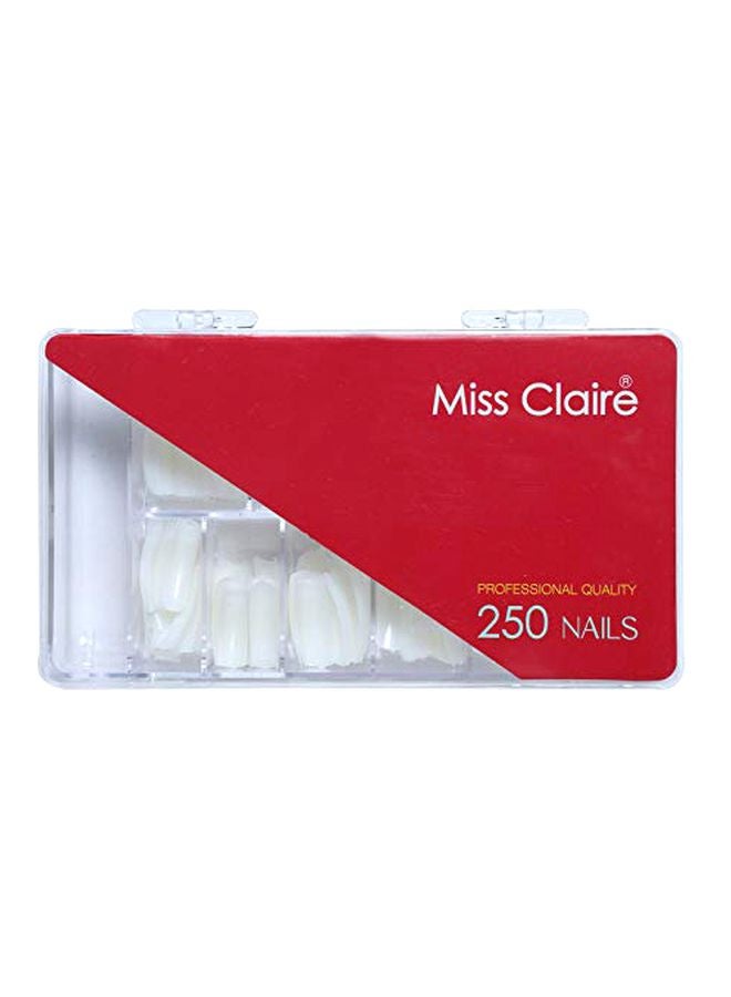 250-Piece Nail Tips White