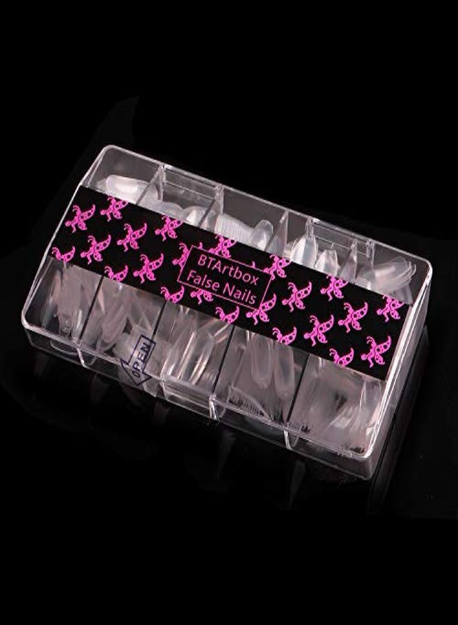 Ll Cover Nails Fake Nails Square Shaped Acrylic Nails Btartbox 500Pcs False Nail Tips With Case For Nail Salons And Diy Nail Art 10 Sizes