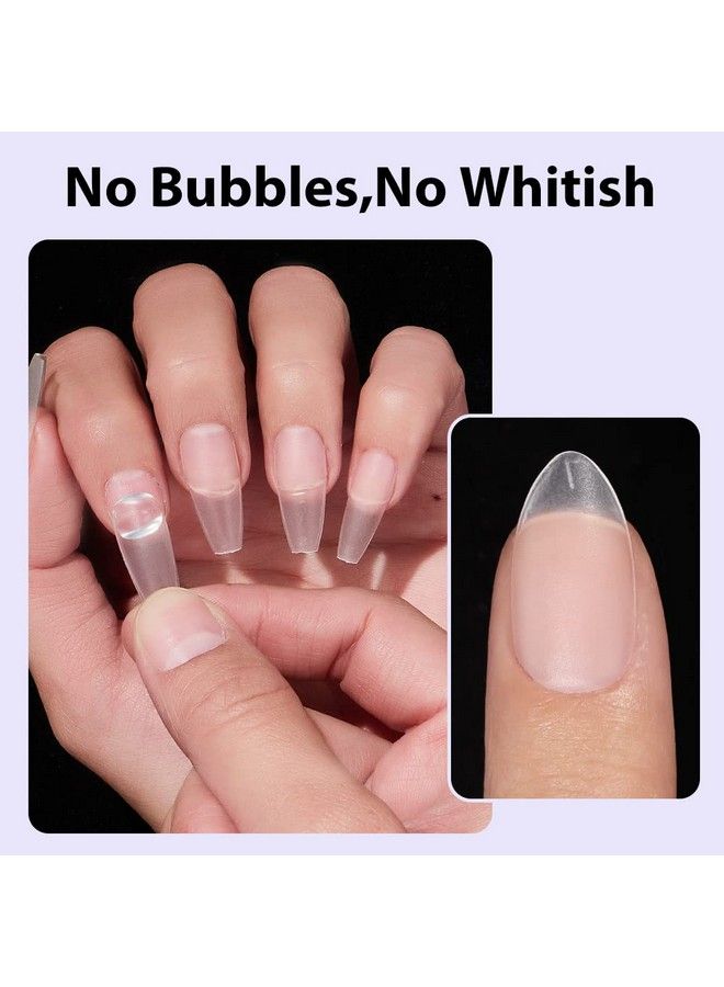 Solid Nail Gel 15G Gel Nail For Acrylic Nails Upgrade 3 In 1 Nail Gel For Fake Nails Super Strong Gel Cured Needed Easy To Use And 28 Days+ Long Last