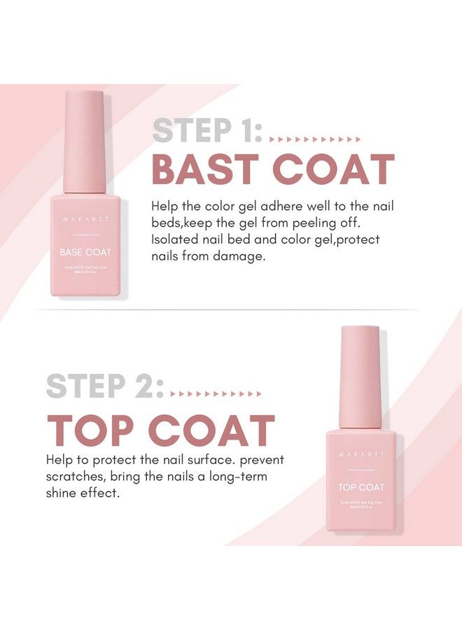 No Wipe Top Coat And Base Coat Kit Clear Gloss Shiny Stain Resistant General Gel Top Coat Nail Polish Uv And Primer For Acrylic Nails Dip Powder Gel Nail Polish