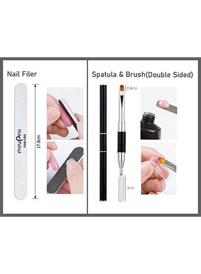 Professional Nail Extension Poly Nail Gel Top Coat Base Coat Uv Nail Lamp