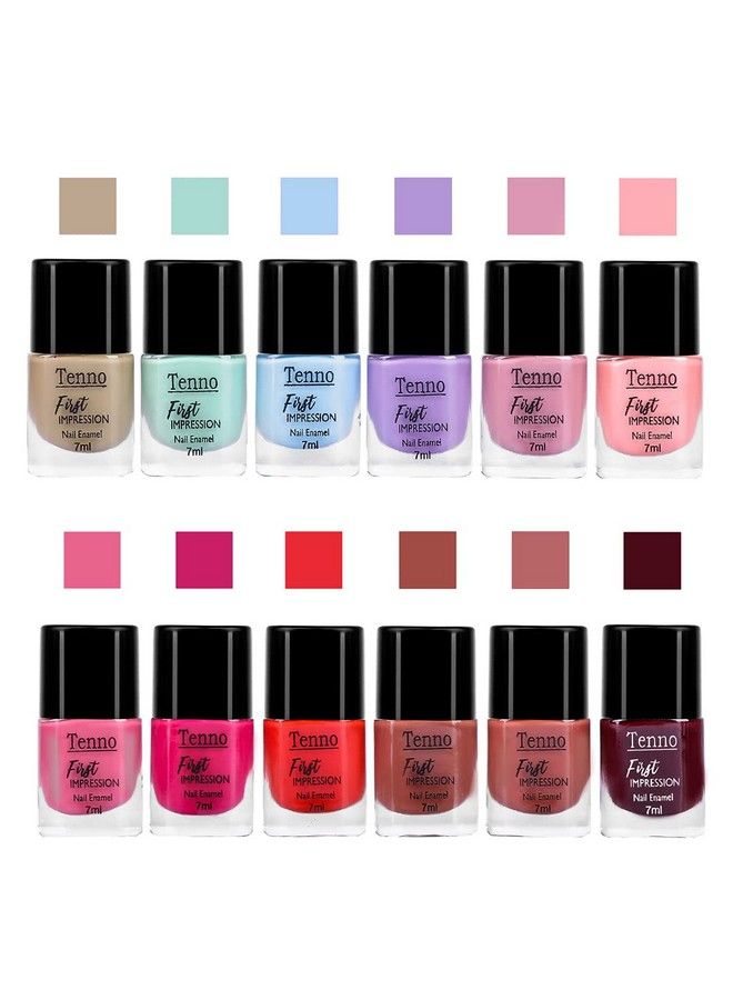 Pastel And Bright Shine (Pack Of 12) Long Lasting