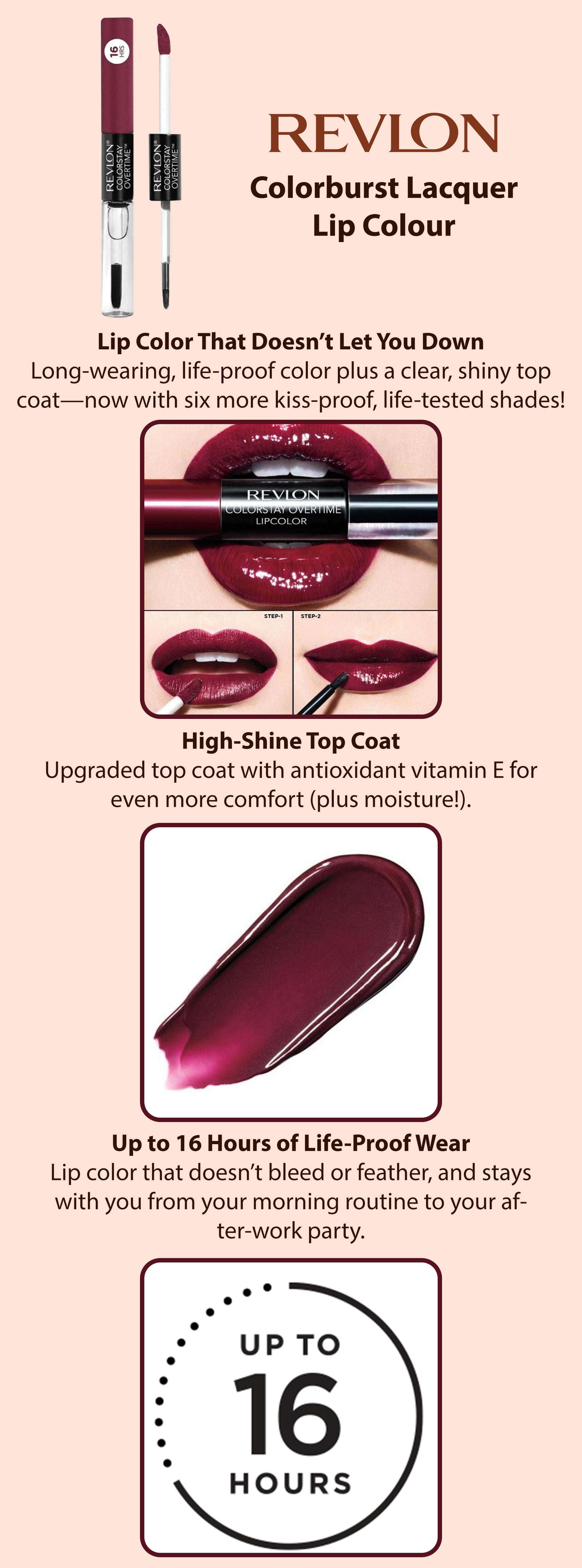 ColorStay Overtime Lip Colour 380 Always Sienna