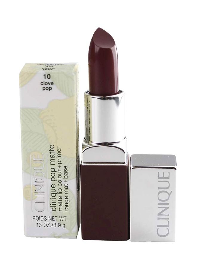 Pop Matte Lip Colour + Primer Clove Pop 10 Clove Pop