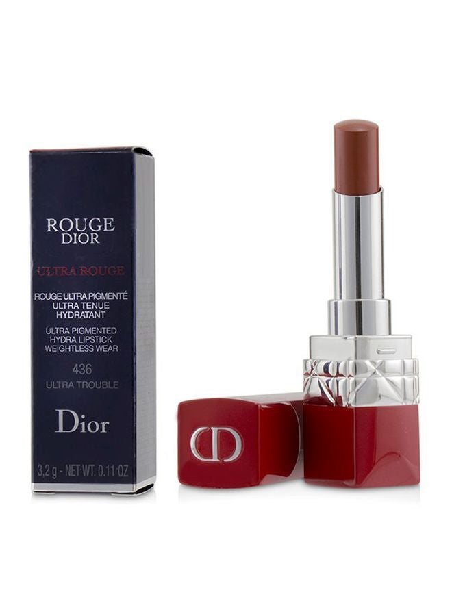 Rouge Dior Ultra Rouge Matte Lipstick 436 Ultra Trouble