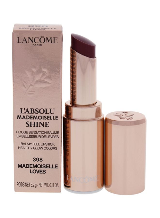 L'Absolu Mademoiselle Shine Lipstick 398 Mademoiselle Loves