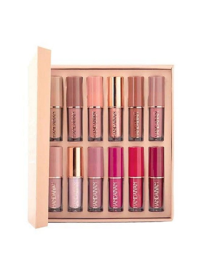 Liquide Matte Lipstick 12Pcs Set Waterproof Long Lasting