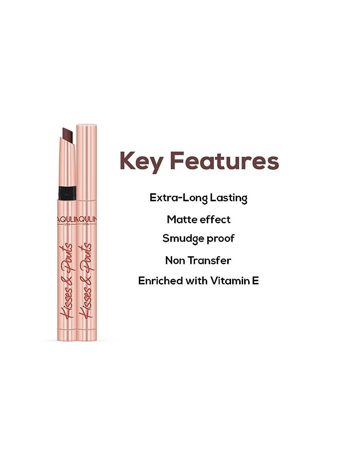 Jaquline USA Vitamin E Matte Lipstick