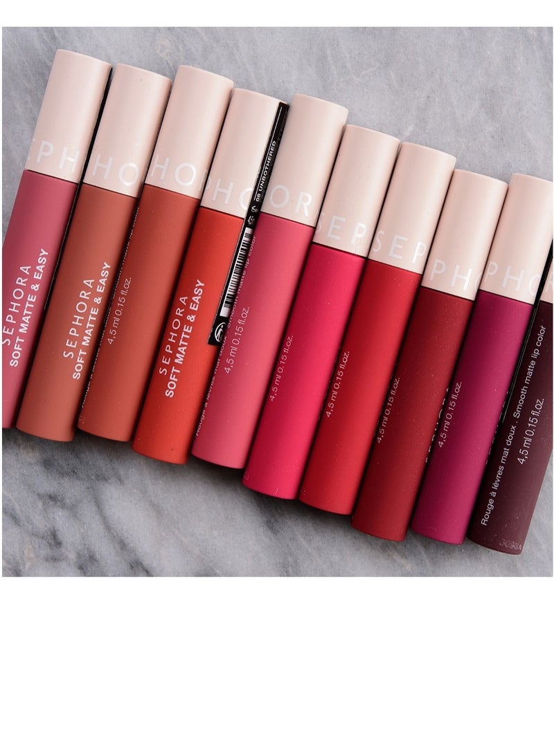 Sephora Collection Soft Matte & Easy - Smooth Matte Lip Color 11 Je Ne Sais Quoi - vibrant red (4.5ml)