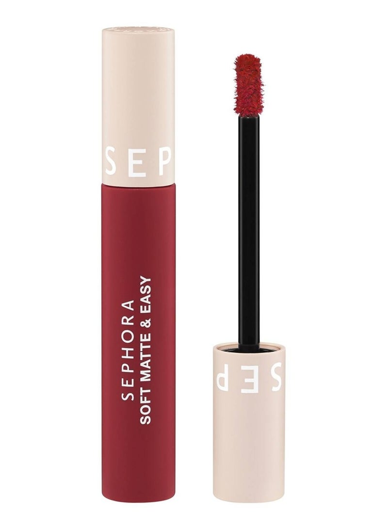 Sephora Collection Soft Matte & Easy - Smooth Matte Lip Color 11 Je Ne Sais Quoi - vibrant red (4.5ml)