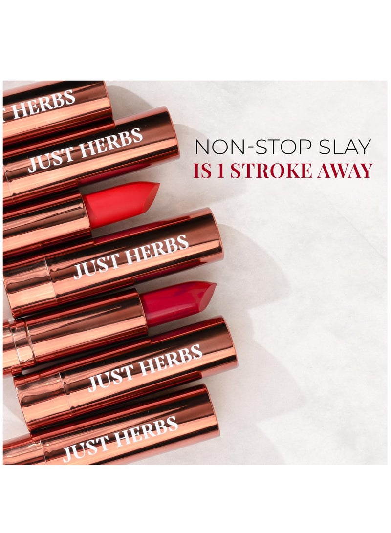 Just Herbs Ultra Matte Bullet Lipstick 4g Hot Mocha