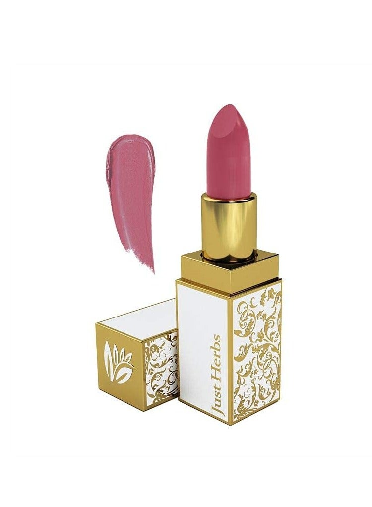 Just Herbs Ayurvedic Creamy Matte Lipstick 02 Peachy Pink 1.8gm