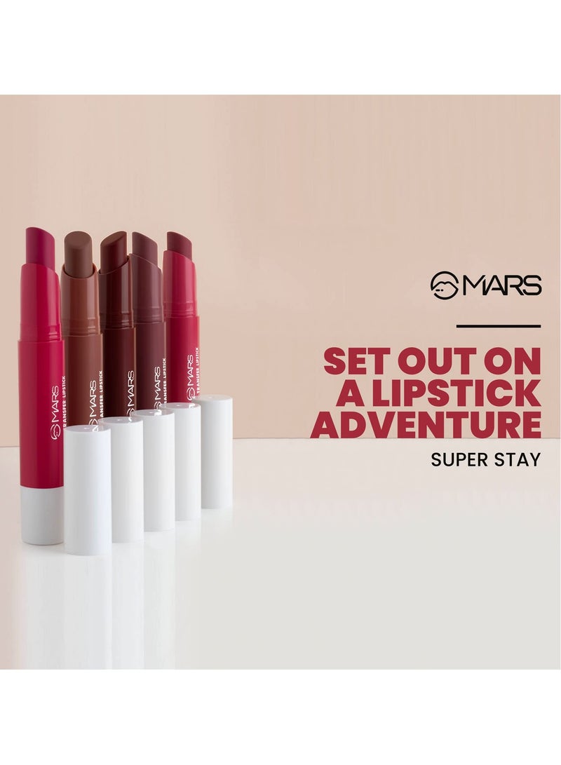 MARS Matte Super Stay Lipstick Up to 12 Hours Long Lasting 2.6 gm 19 BUBBLY