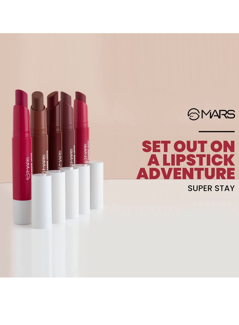 MARS Matte Super Stay Lipstick Up to 12 Hours Long Lasting 2.6 gm 04 FAITH