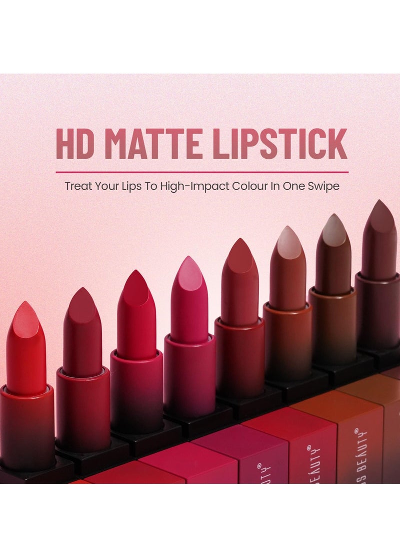 Swiss Beauty Be Bare Beautiful HD Matte Lipstick Set of 2