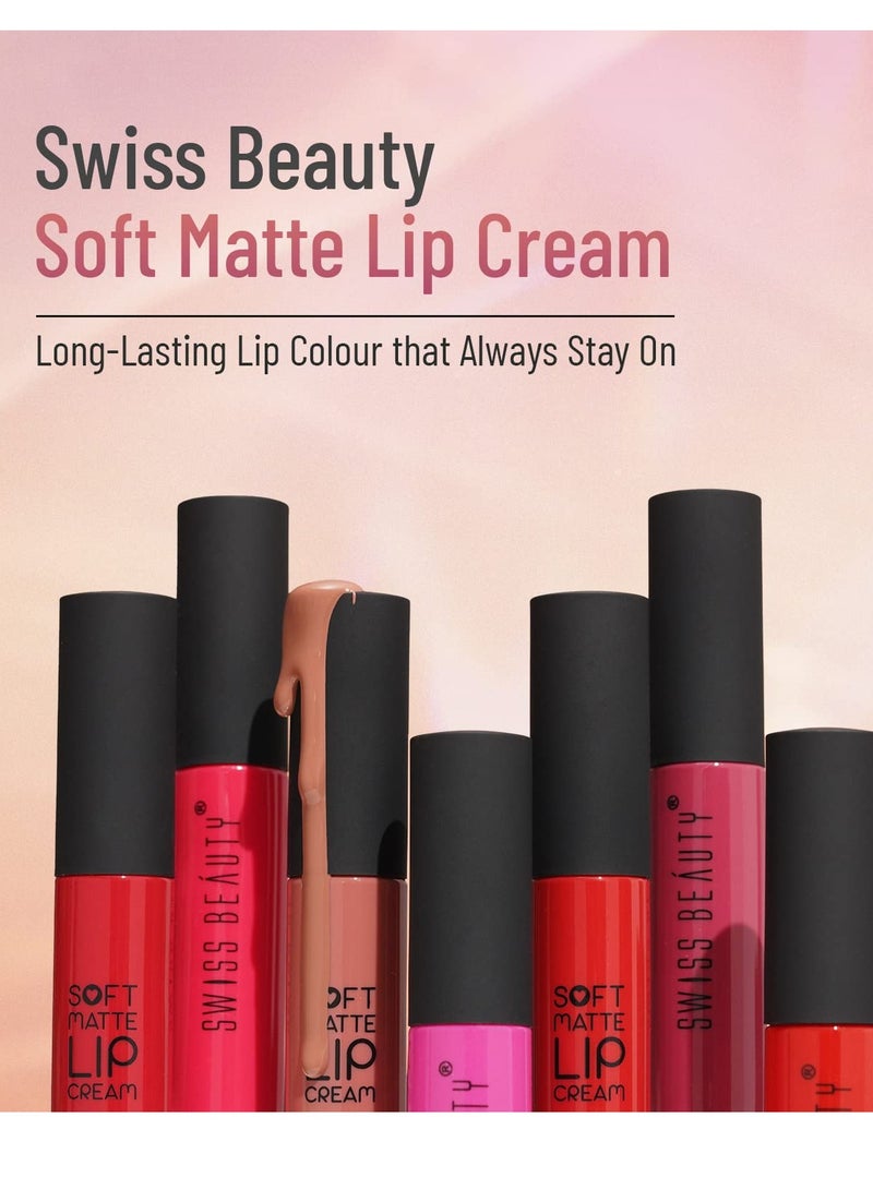 Swiss Beauty Soft Matte Lip Cream weightless lipstick 15 6ml