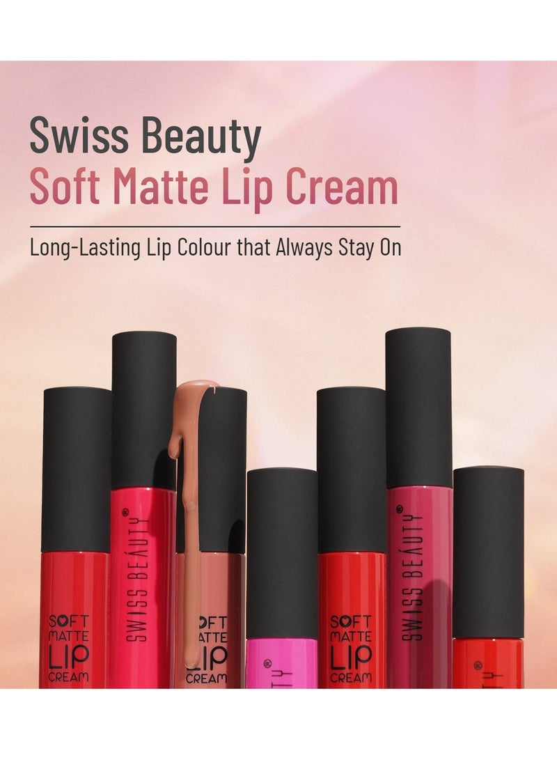 Swiss Beauty Soft Matte Lip Cream weightless lipstick 31 6ml