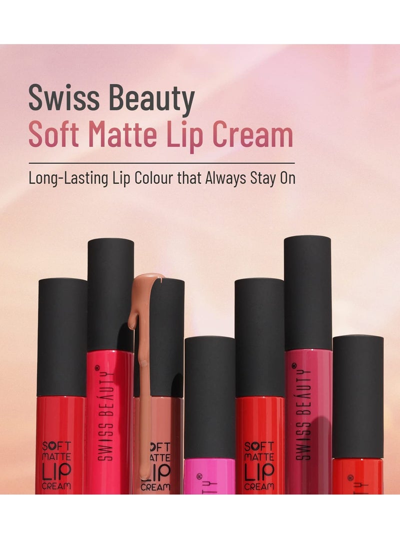 Swiss Beauty Soft Matte Lip Cream weightless lipstick 27 6ml