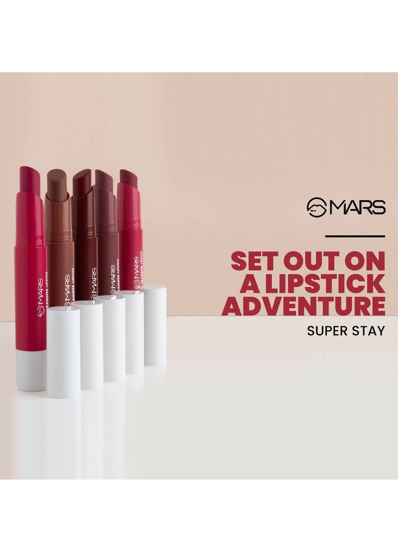 MARS Matte Super Stay Lipstick Up to 12 Hours Long Lasting 2.6 gm 06 SMITTEN