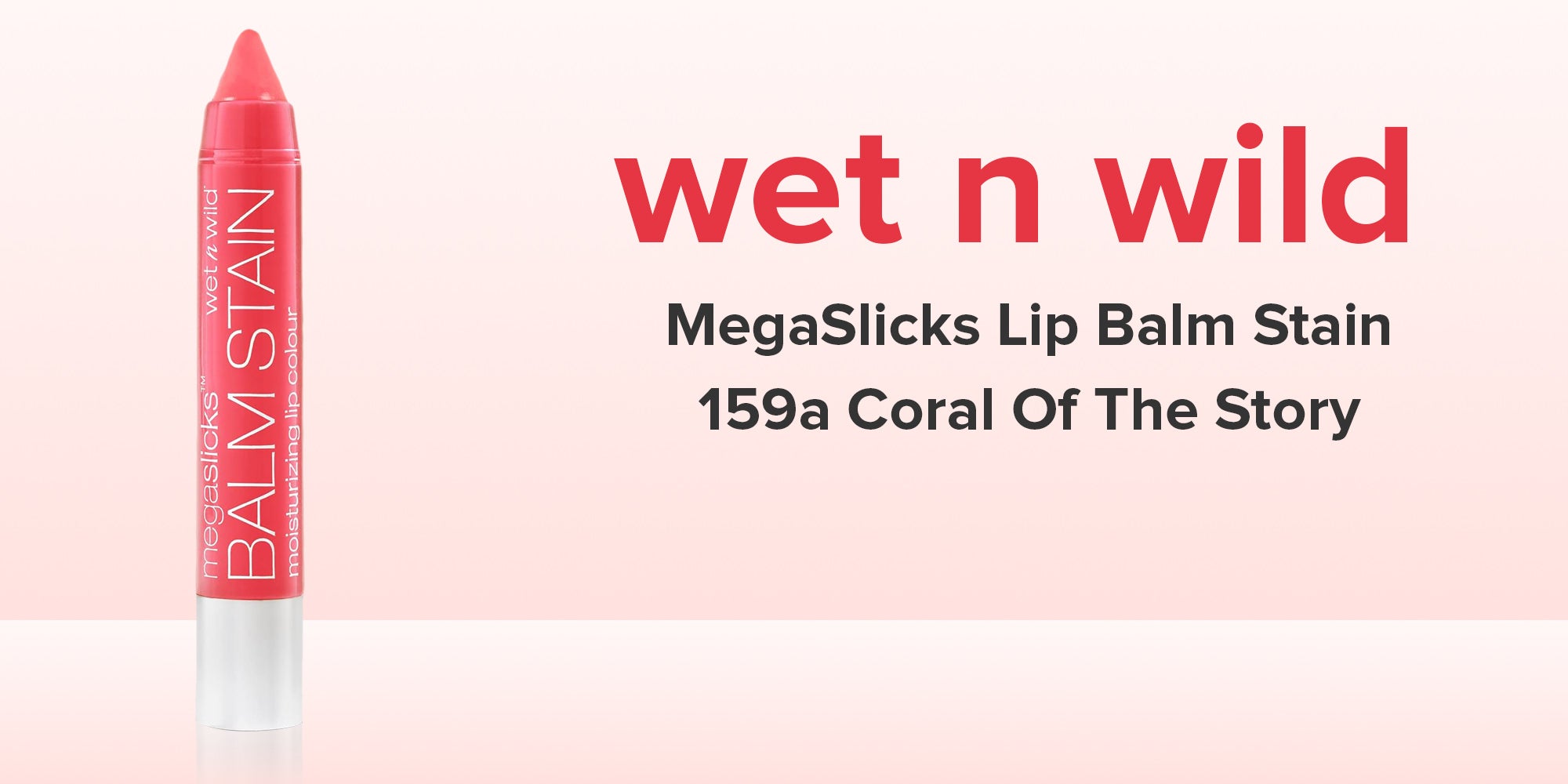 Mega Slick Lip Balm Stain 159a Coral Of The Story