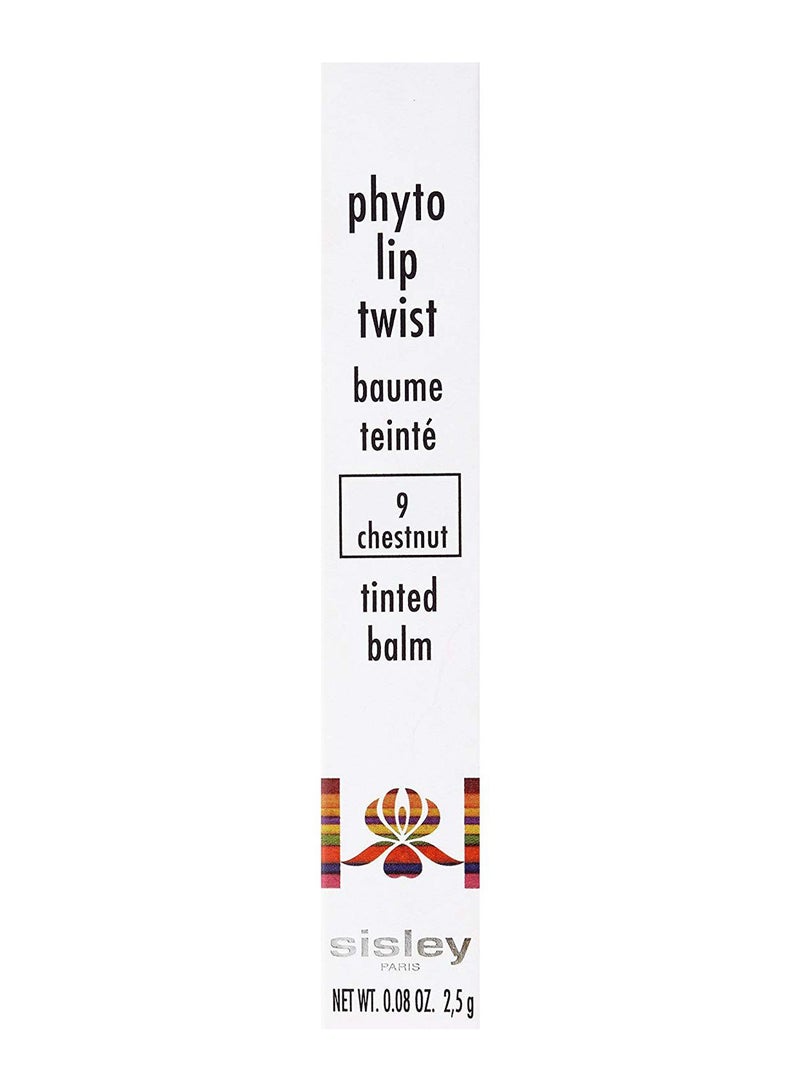Phyto Lip Twist Tinted Balm 9 Chestnut