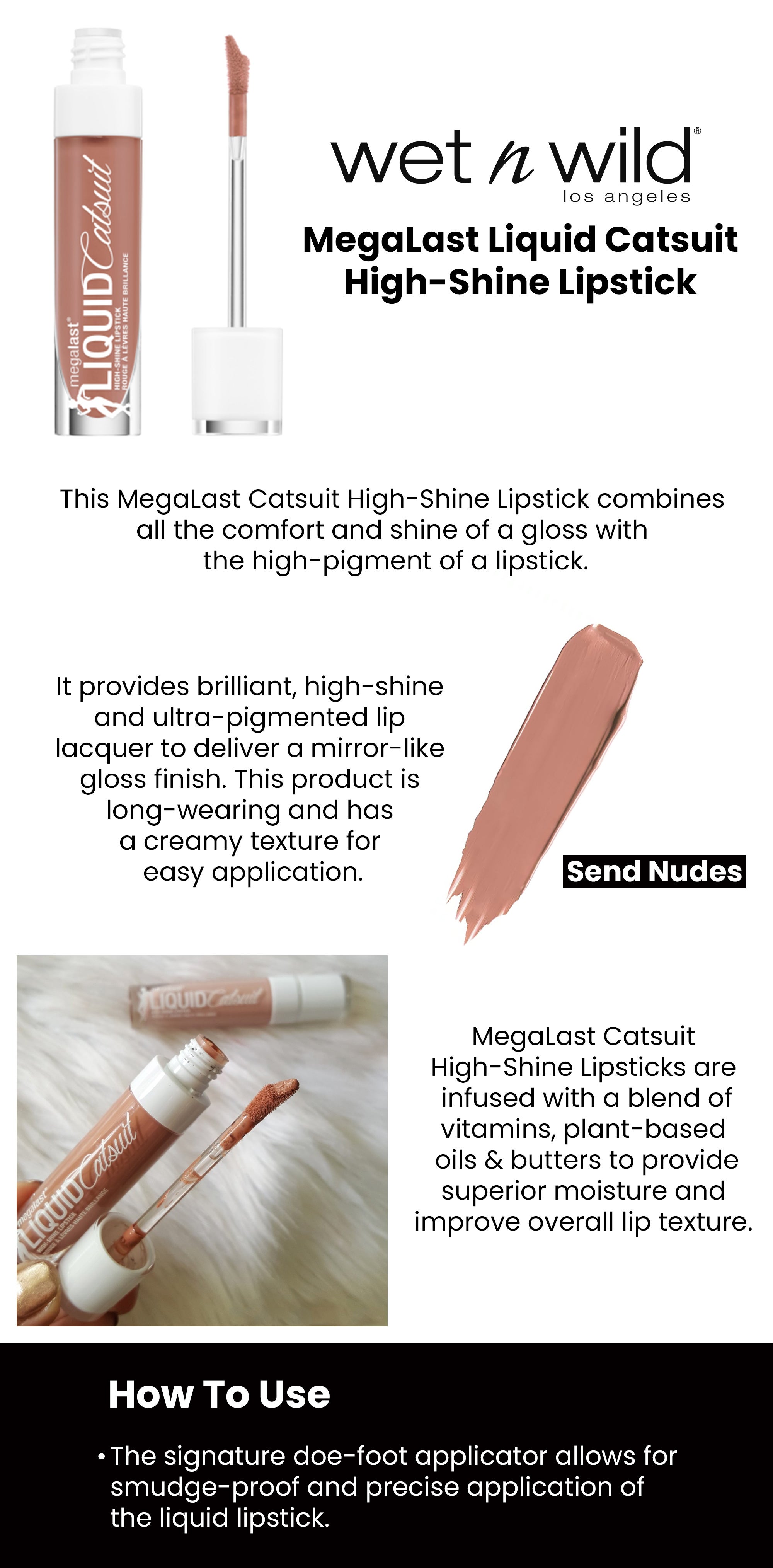 Mega Last Liquid Catsuit High-Shine Lip Gloss Send Nudes