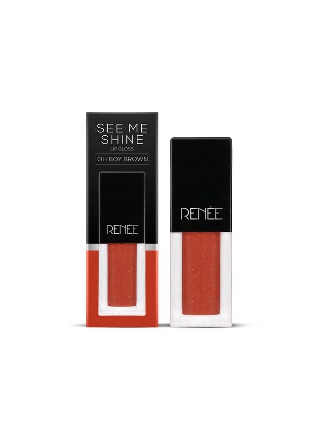 See Me Shine Lip Gloss Oh Boy Brown 2.5Ml; Non Sticky & Non Drying Formula; Long Lasting Moisturizing Effect; Compact And Easy To Carry