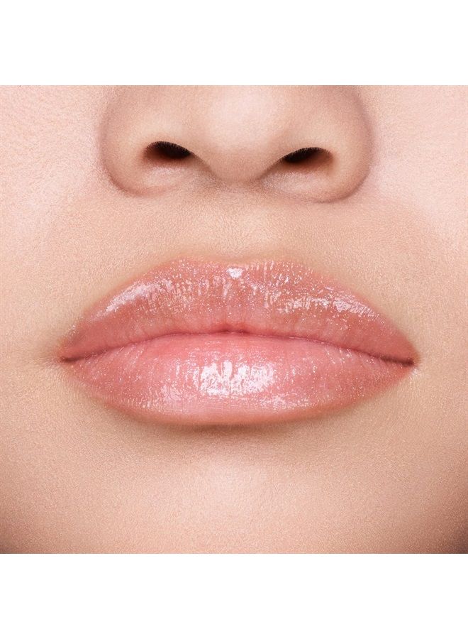 Shimmer GelGloss, Toki Nude 02 - High-Shine Lip Gloss for Mirror-Like Crystalline Finish - 12-Hour Hydration - Weightless & Non-Sticky