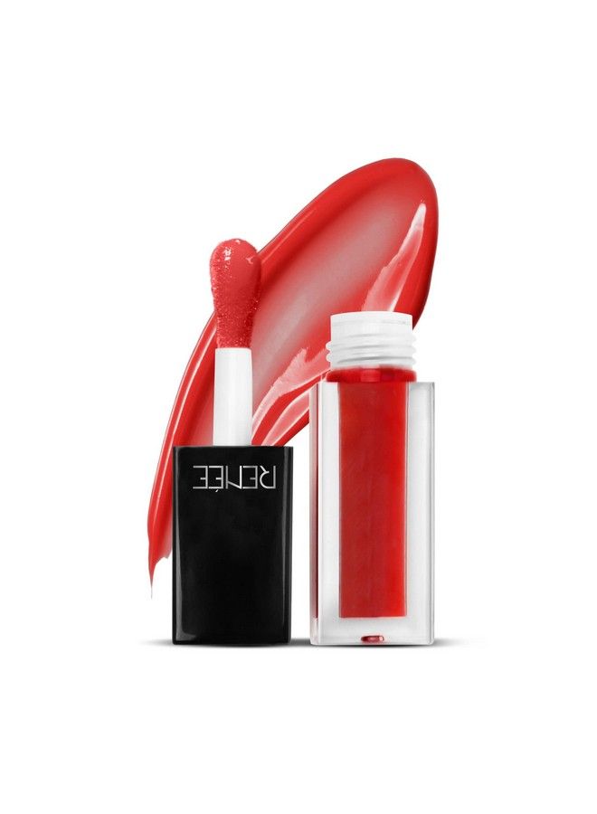 Super Natural Tinted Lip Oil Red Velvet 3Ml Long Lasting Moisturization & Nourishment ; Enriched With Vitamin E & Argon Oil