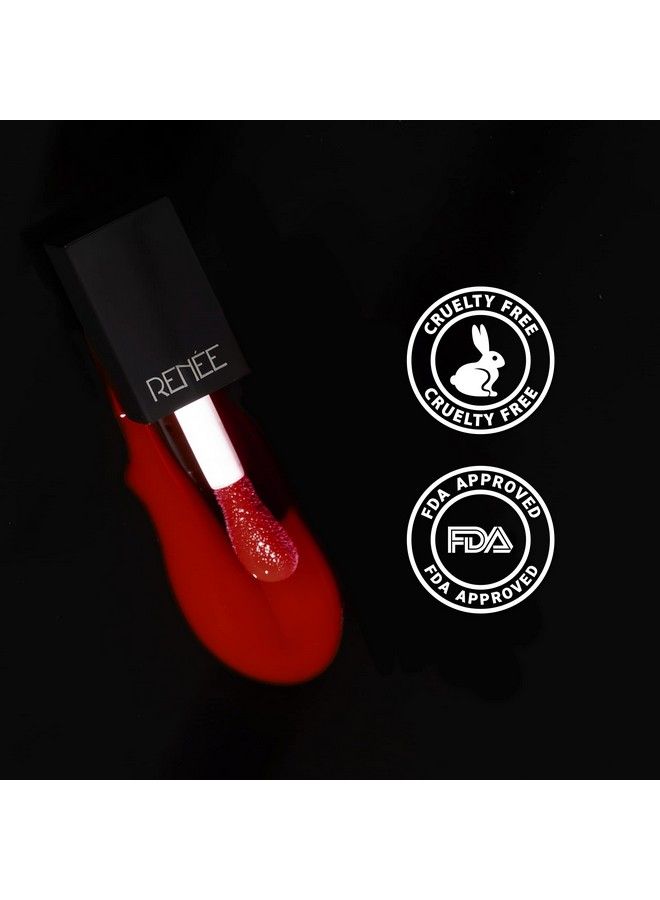 Super Natural Tinted Lip Oil Red Velvet 3Ml Long Lasting Moisturization & Nourishment ; Enriched With Vitamin E & Argon Oil