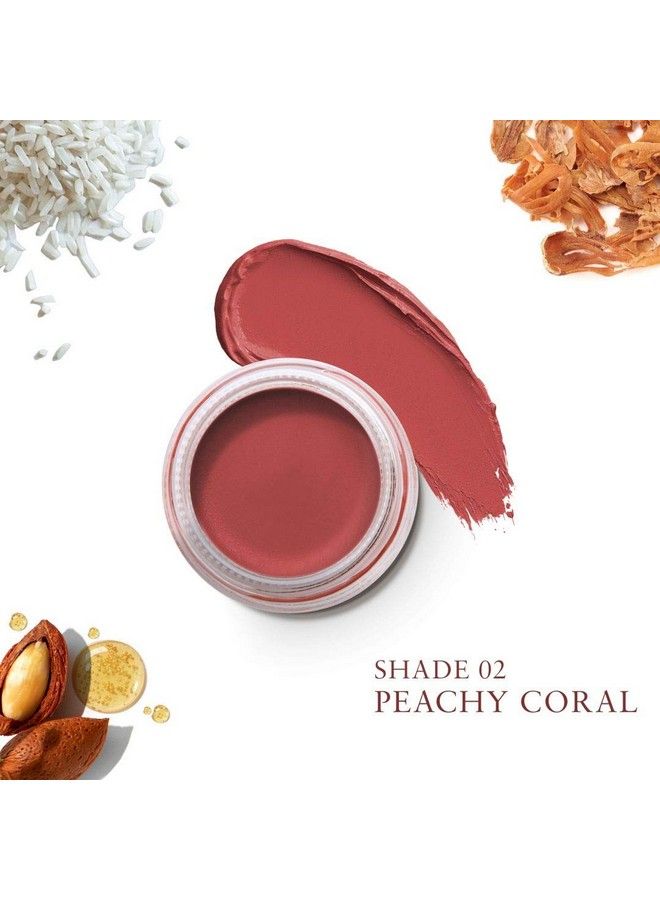 Vegan Lip And Cheek Tint (Pack Of 2): Vibrant Corals Peachy Coral And Rose Coral