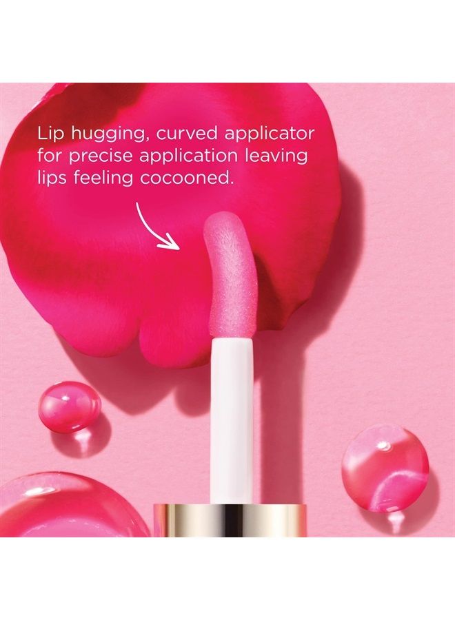 Lip Comfort Oil |Soothes, Comforts, Hydrates and Protects Lips |Sheer, High Shine Finish |Visibly Plumps |93% Natural Ingredients |Organic Sweetbriar Rose Oil, Rich in Omega-6 and Omega-3