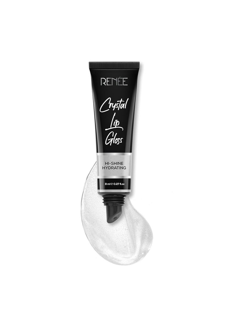 RENEE Crystal Lip Gloss Moonstone Lightweight Glossy Non Sticky Formula Keeps Lips Soft Hydrated